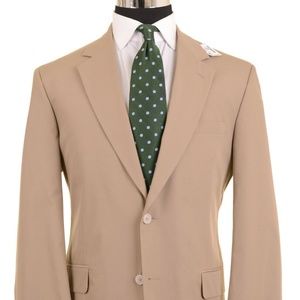 Jos A. Bank Khaki 41R Suit and Pants Cotton Blend